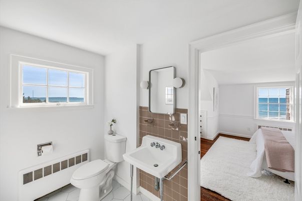 Bathroom, Interior, Water, Wood Texture Flooring