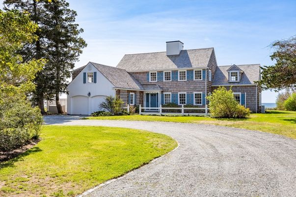 Attached, Backyard, Exterior, Facade, Cape Cod