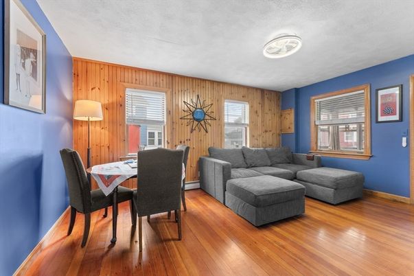 Dining room, Interior, Living room, Wood Texture Flooring, Wooden Walls
