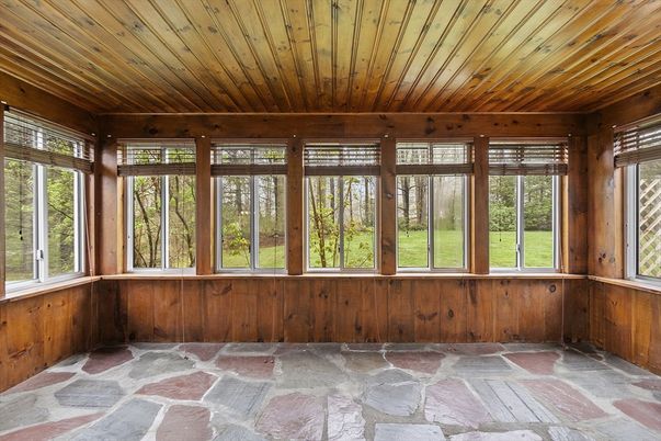 Interior, Sun Room, Wooden Ceilings, Wooden Walls