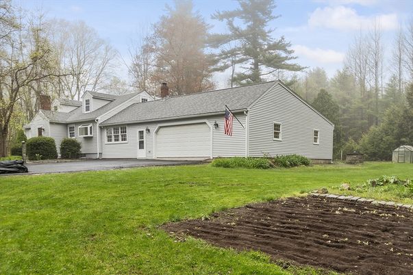 Attached, Backyard, Exterior, Facade, Cape Cod