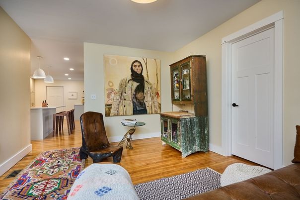 Interior, Pendant Lights, Recessed Lighting, Wood Texture Flooring