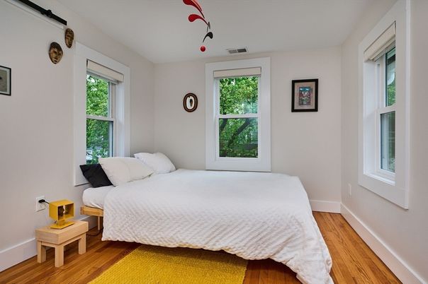 Bedroom, Interior, Wood Texture Flooring