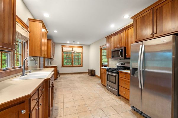 Interior, Kitchen, Recessed Lighting, Stainless Steel Appliances