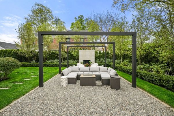 Backyard, Exterior, Fireplace