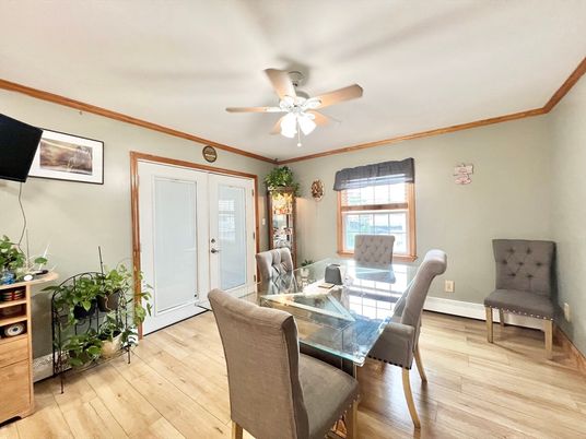Dining room, Interior, Wood Texture Flooring