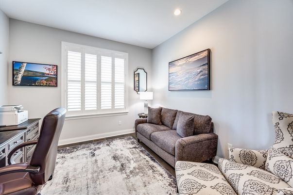 Home Office, Interior, Recessed Lighting