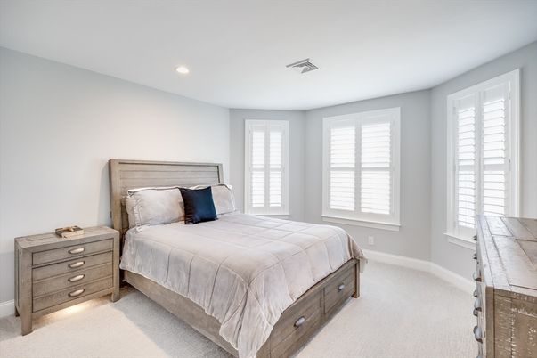 Bedroom, Interior, Recessed Lighting