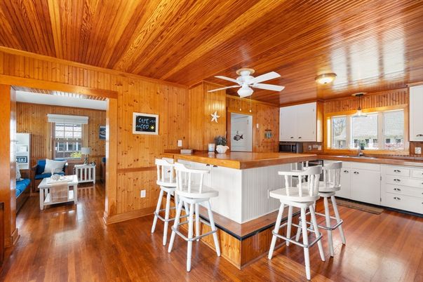 Interior, Kitchen, Wooden Ceilings, Wood Texture Flooring, Wooden Walls