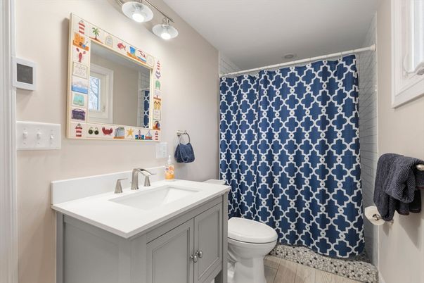 Bathroom, Interior, Wood Texture Flooring