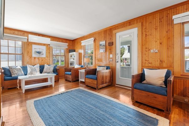 Interior, Living room, Wood Texture Flooring, Wooden Walls