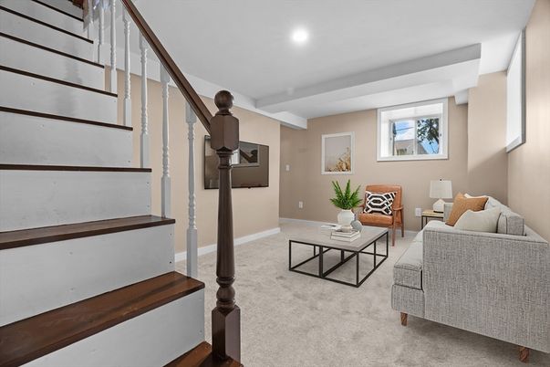 Interior, Living room, Recessed Lighting