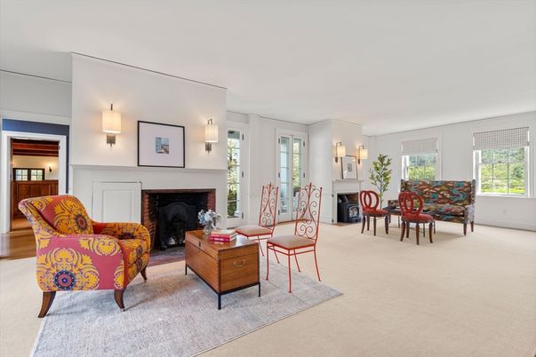 Dining room, Fireplace, Interior, Living room