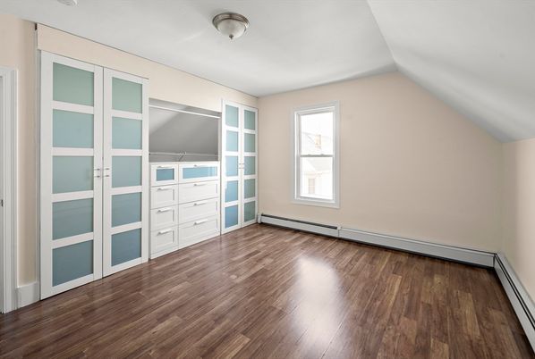 Empty room, Interior, Walk-in Closets, Wood Texture Flooring