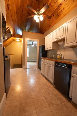 Interior, Kitchen, Wooden Ceilings