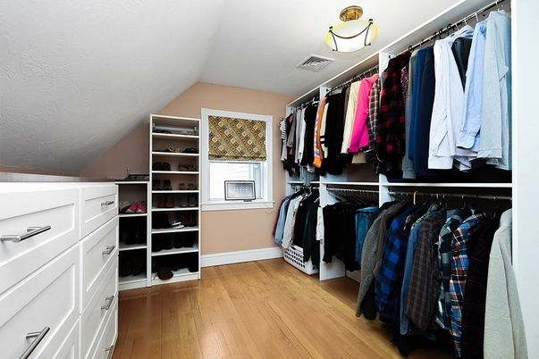Interior, Walk-in Closets, Wood Texture Flooring