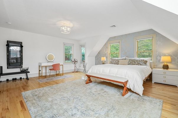 Bedroom, Interior, Wood Texture Flooring