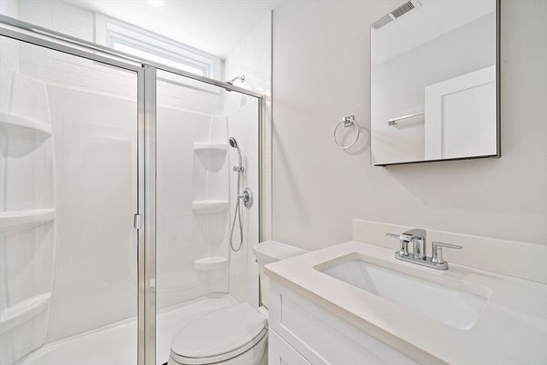 Bathroom, Glass Shower, Interior