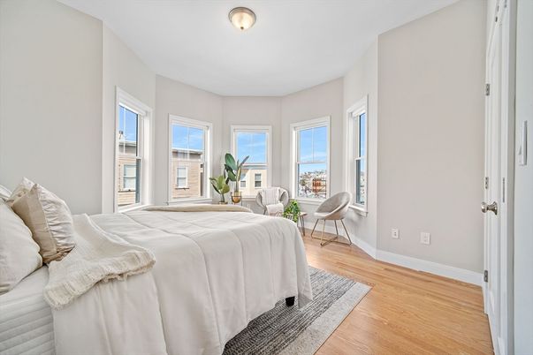 Bedroom, Interior, Wood Texture Flooring