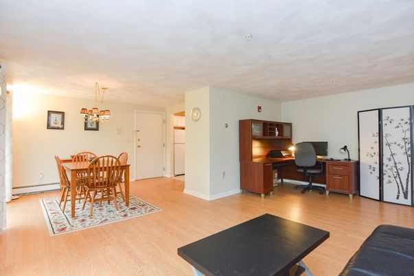 Chandelier, Home Office, Interior, Wood Texture Flooring