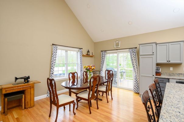 Dining room, Interior, Wood Texture Flooring