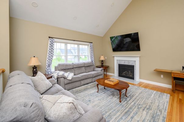 Fireplace, Interior, Living room, Wood Texture Flooring