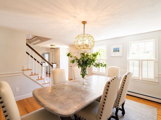 Dining room, Interior, Wood Texture Flooring