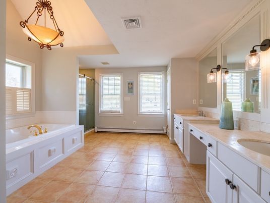 Bathroom, Dual Sink Vanities, Interior, Pendant Lights