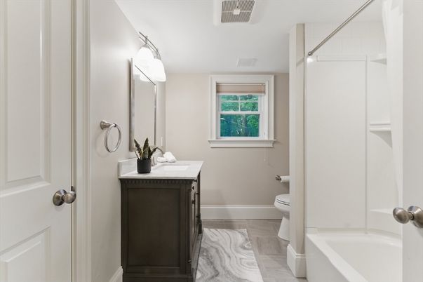 Bathroom, Interior, Wood Texture Flooring