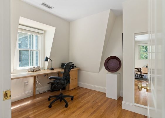 Home Office, Interior, Wood Texture Flooring