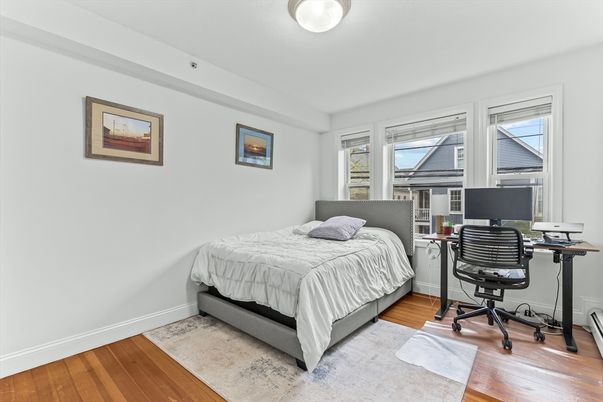 Bedroom, Home Office, Interior, Wood Texture Flooring