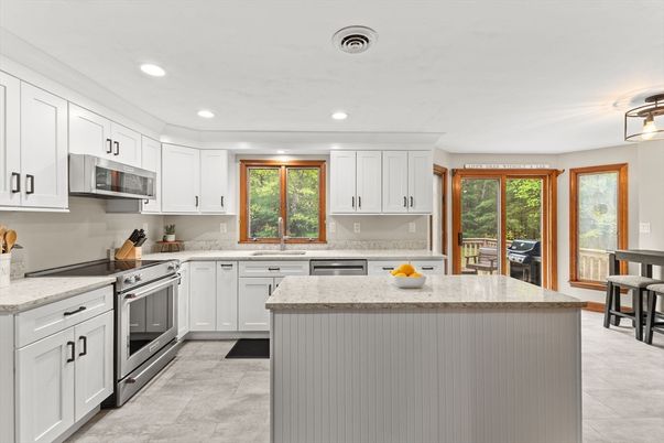 Interior, Kitchen, Recessed Lighting, Stainless Steel Appliances