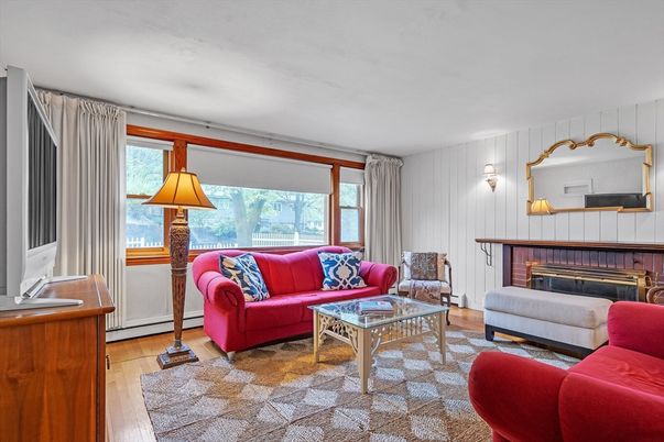 Fireplace, Interior, Living room, Wood Texture Flooring