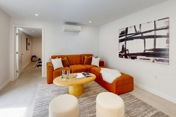 Interior, Living room, Recessed Lighting