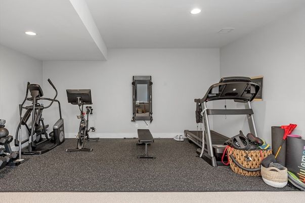 Fitness Equipment, Interior, Recessed Lighting