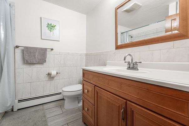 Bathroom, Interior, Wood Texture Flooring