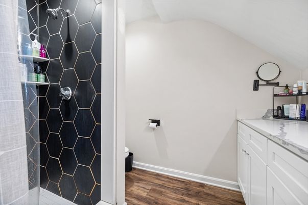 Bathroom, Interior, Wood Texture Flooring