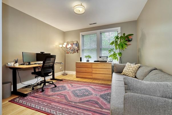 Home Office, Interior, Wood Texture Flooring