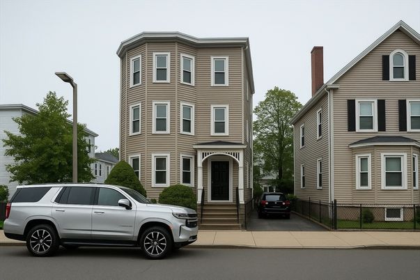 Exterior, Facade, Rowhouse