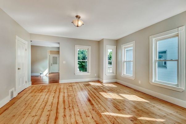 Empty room, Interior, Wood Texture Flooring
