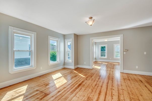 Empty room, Interior, Wood Texture Flooring