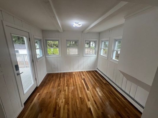 Empty room, Interior, Wood Texture Flooring