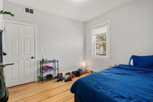 Bedroom, Interior, Wood Texture Flooring