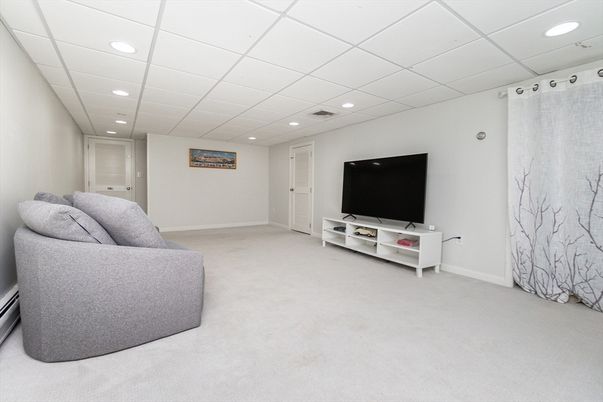 Interior, Living room, Recessed Lighting