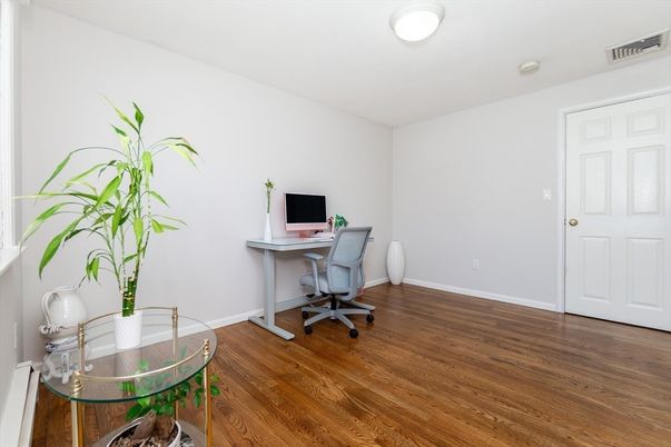Home Office, Interior, Wood Texture Flooring