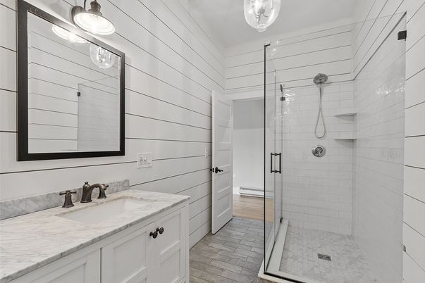 Bathroom, Glass Shower, Interior