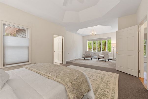 Bedroom, Chandelier, Interior