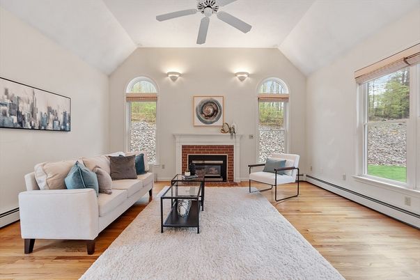 Fireplace, Interior, Living room, Wood Texture Flooring