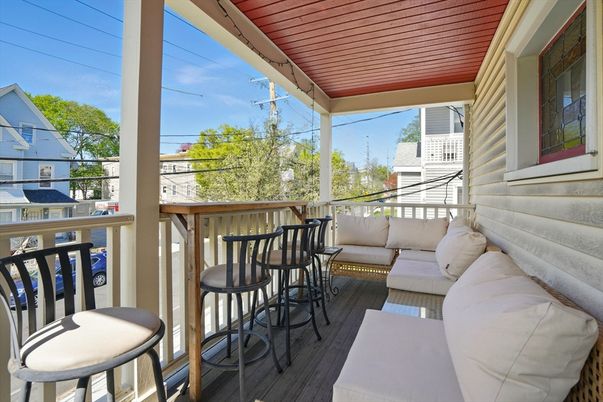 Exterior, Wood Texture Flooring
