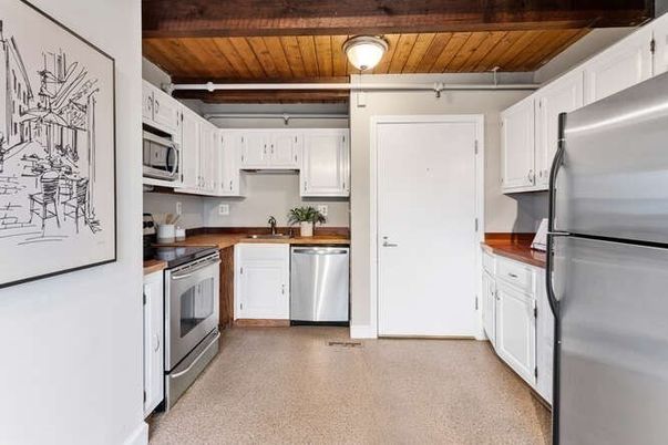 Interior, Kitchen, Stainless Steel Appliances, Wooden Beams, Wooden Ceilings